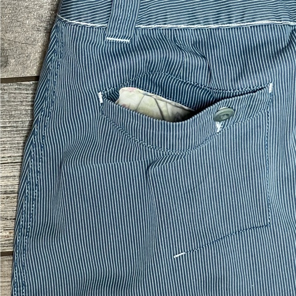 Horny Toad Skirt Skort Women's Size 4 Blue Pinstriped 28" Waist Shorts Athletic - Picture 10 of 16